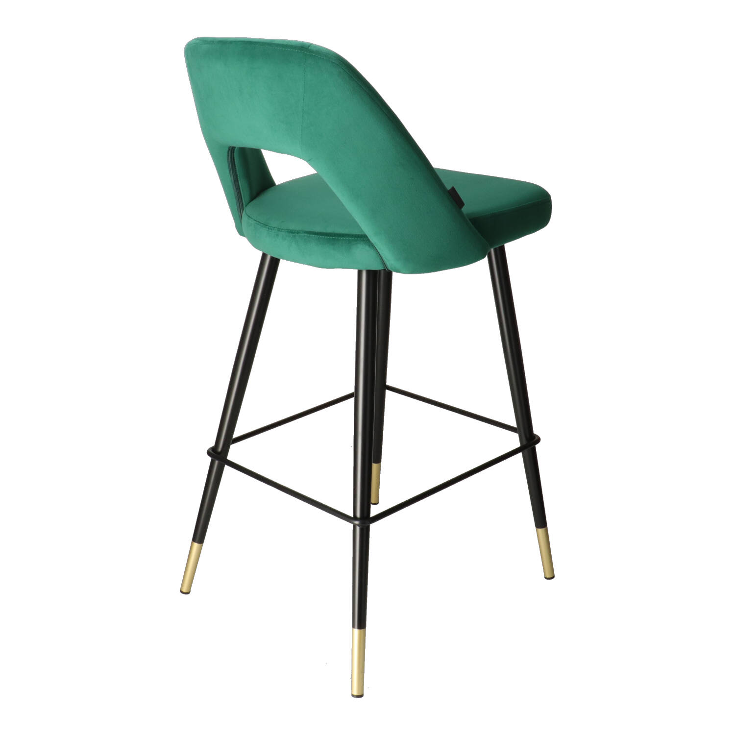 DL FANNY Green design Upholstered indoor bar stool